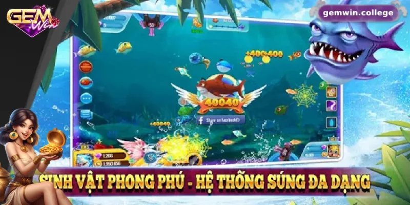 Khám Phá Game Bắn Cá Ăn Tiền HOT Nhất Trên Gemwin 3 Điểm nổi bật của game bắn cá Gemwin so với nhà cái khác
