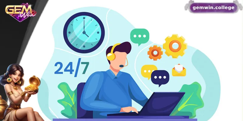 Thông Tin Liên Hệ CSKH Gemwin Đầy Đủ Và Chính Xác 4 Hệ thống CSKH cam kết hoạt động 24/7